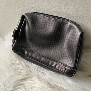 Tumi Shiny Gray Toiletry Bag